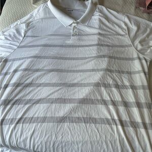 Old navy polo shirt white 4xlt